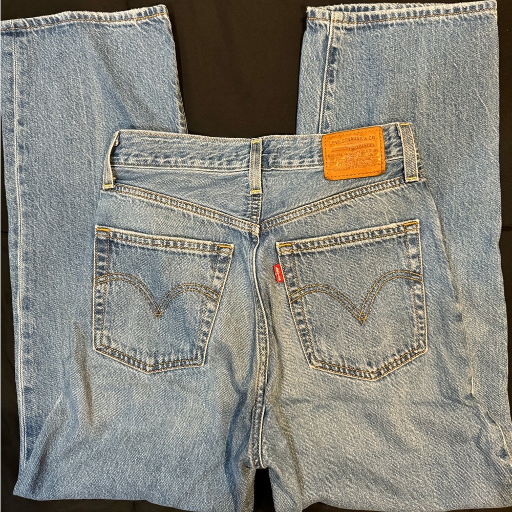 Levi's Premium Ribcage Straight Jeans - Picture 3 of 3